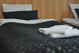 Copyright: : Mats Ahlmark, Konstapelgrand 23, 831 38 Ostersund, 0702-26 66 17, rewpert@hotmail.com Scandic Ostersund Syd, double room, close up